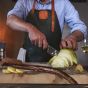 Witloft leren keukenschort | Luxury For Men