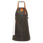 Witloft leren keukenschort | Luxury For Men