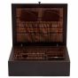WM BROWN SHOE SHINE CASE