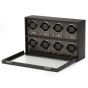 WOLF Axis 8 Piece Watch Winder - Powder Coat