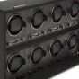 WOLF Axis 8 Piece Watch Winder - Powder Coat