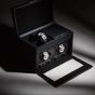 WOLF Axis Double Watch Winder With Storage - Powder Coat
