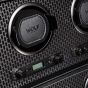 WOLF Axis Double Watch Winder With Storage - Powder Coat
