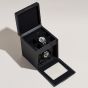WOLF Axis Single Watch Winder With Storage - Powder Coat