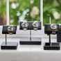 WOLF British Racing Double Watch Stand - Black