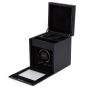 WOLF British Racing Single Watch Winder With Storage - Black