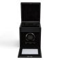 WOLF British Racing Single Watch Winder With Storage - Black