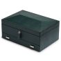 WOLF British Racing 10 Piece Watch Box With Storage - Green