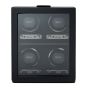 WOLF British Racing 4 Piece Watch Winder - Black