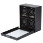 WOLF British Racing 4 Piece Watch Winder - Black