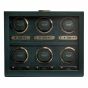 WOLF British Racing 6 Piece Watch Winder - Green
