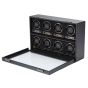 WOLF British Racing 8 Piece Watch Winder - Zwart