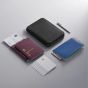 Woolnut Leather Travel Folio - Black