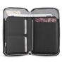 Woolnut Leather Travel Folio - Black