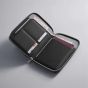 Woolnut Leather Travel Folio - Black