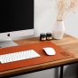 Leather Desk Mat Cognac - Action Beats Perfection
