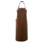 Xapron Kansas Rust leather apron duo