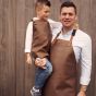 Xapron Kansas Rust leather apron duo