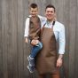 Xapron Kansas Rust leather apron duo