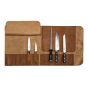 Xapron Utah Rust leather knife roll - 10 knives