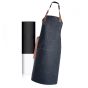 Vintage leather apron black