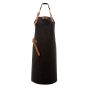 Xapron Utah black leather apron