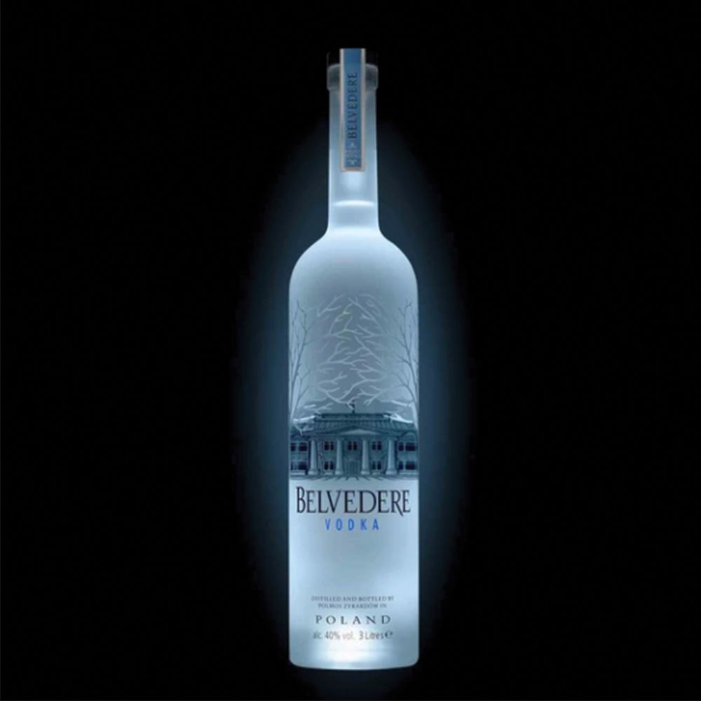 Belvedere Pure Vodka 3 litre (Illumination Bottle) 