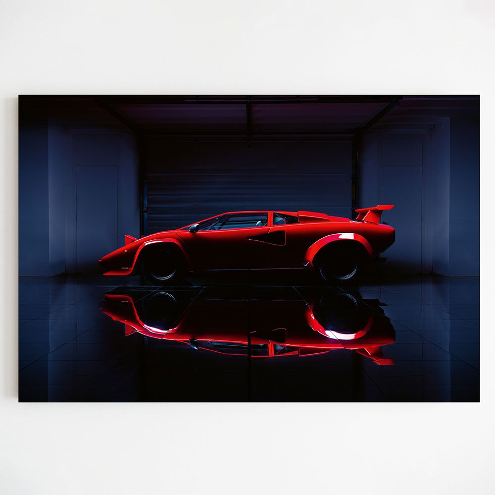 Rudolf van der Ven Countach Wall Art Exhibit Collection