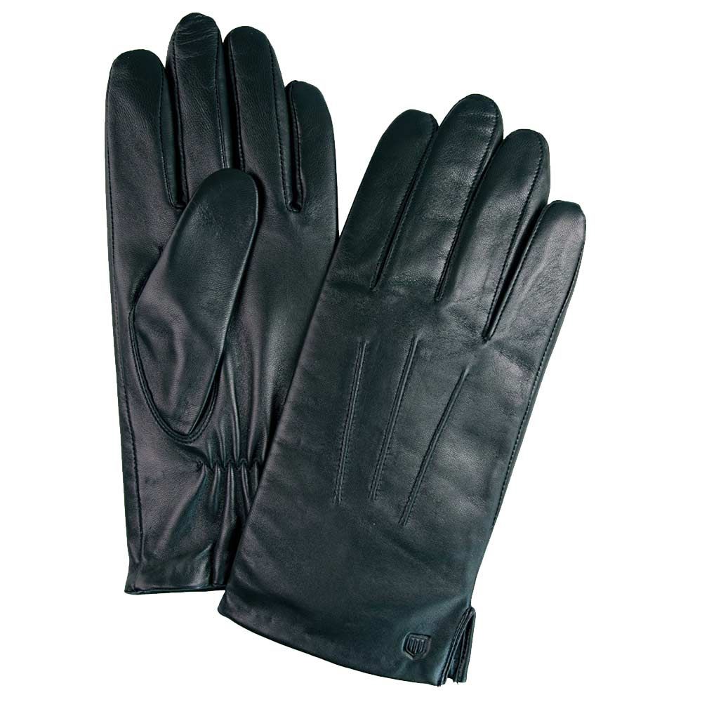 Profuomo Leather Gloves - Black
