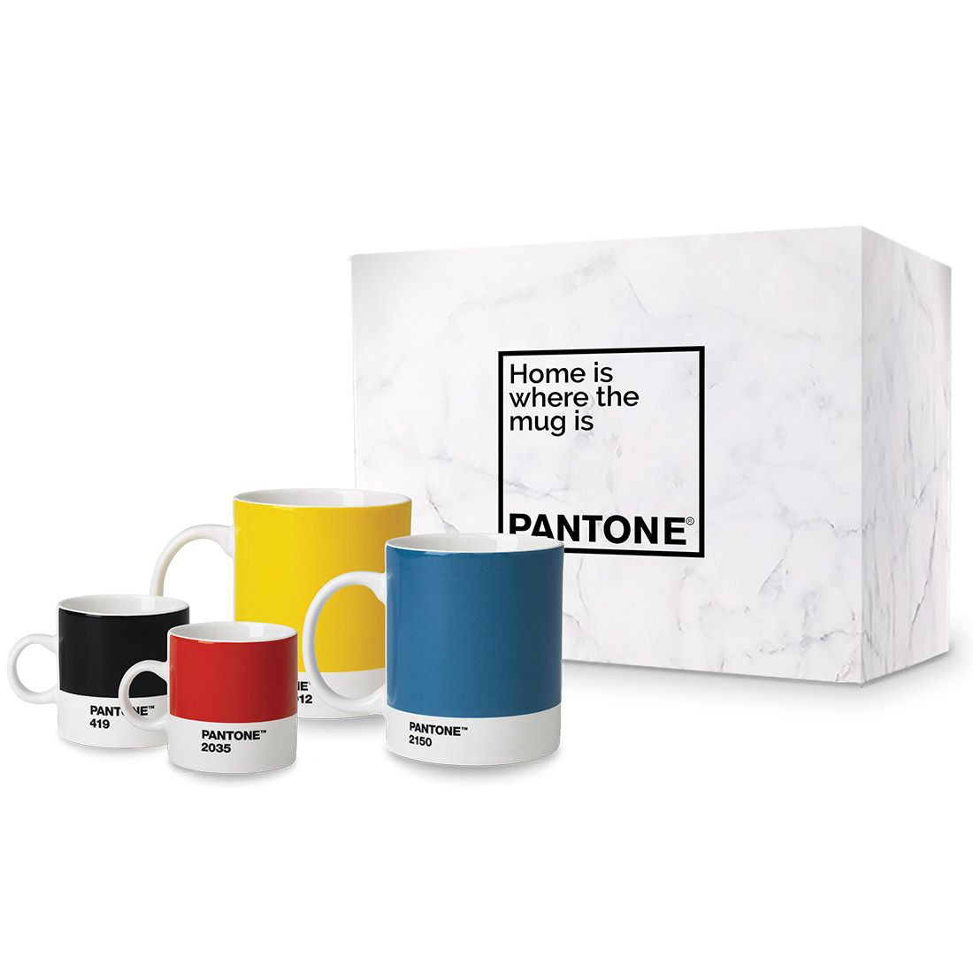 Pantone espresso & coffee mug set