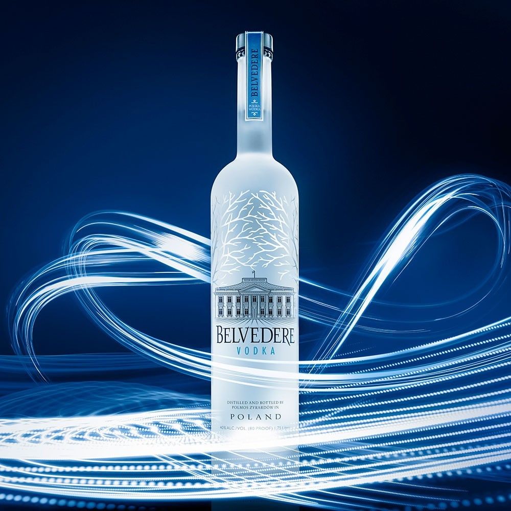 Belvedere Vodka Pure Night Sabre 1,75l 40%