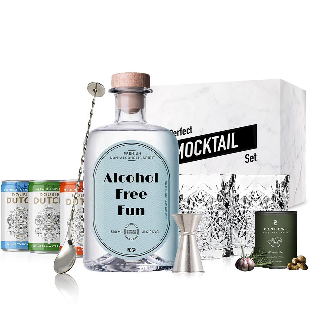 Set di cocktail analcolici personalizzati a base di Gin e Tonic