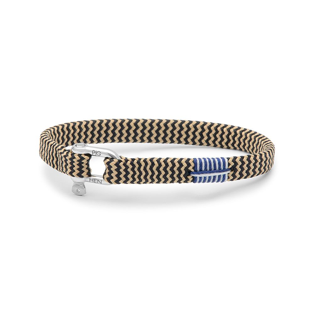 Icy Ike Rope Bracelet in Navy/Silver – Hampton's