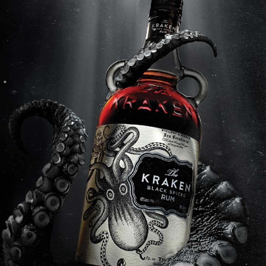 Le rhum noir épicé Kraken