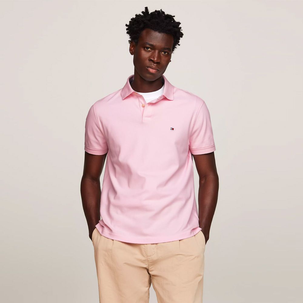- 1985 Tommy Polo Pink Hilfiger