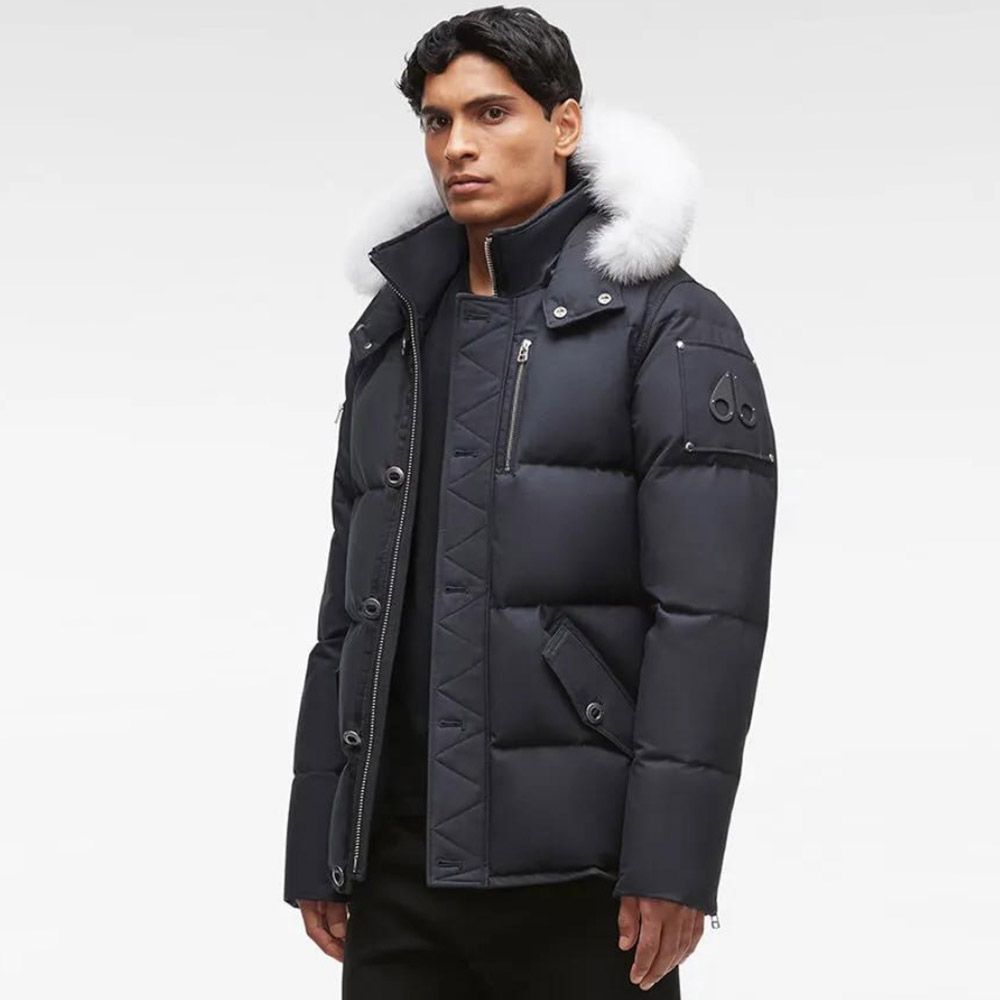 Moose Knuckles Original 3Q Fur Jacket - Navy