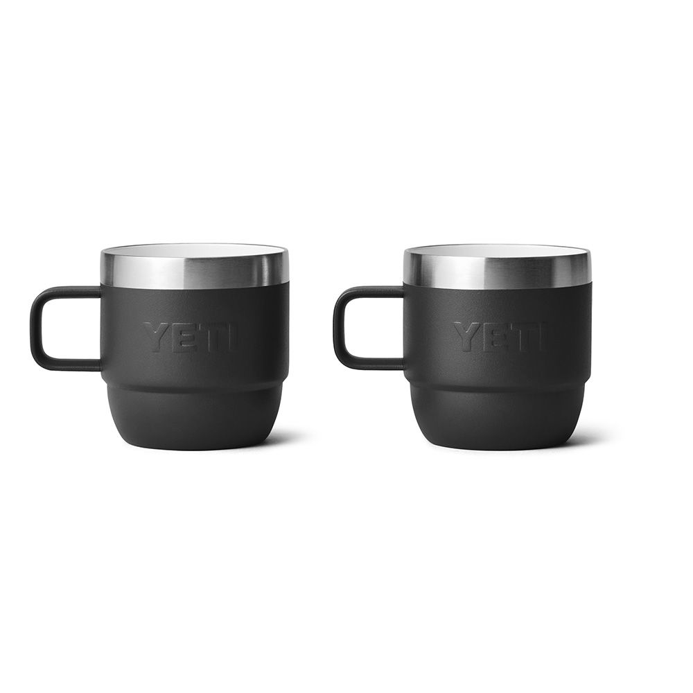 YETI Rambler 6 Oz Stackable Mugs - Black