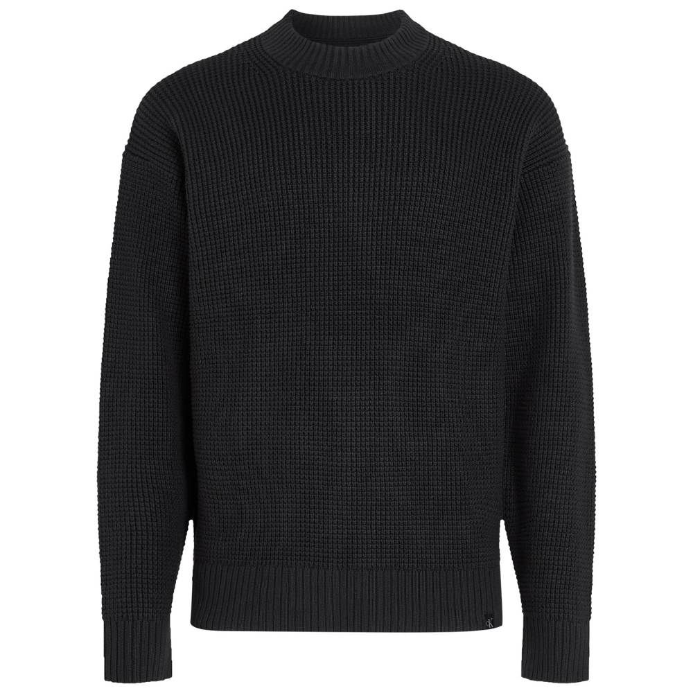 Calvin Klein Oversized Textured Sweater - Black