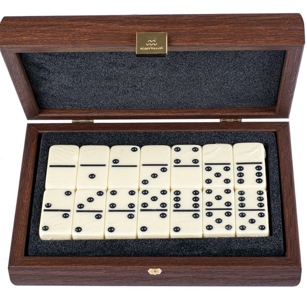 Manopoulus Domino Set - Dark Walnut