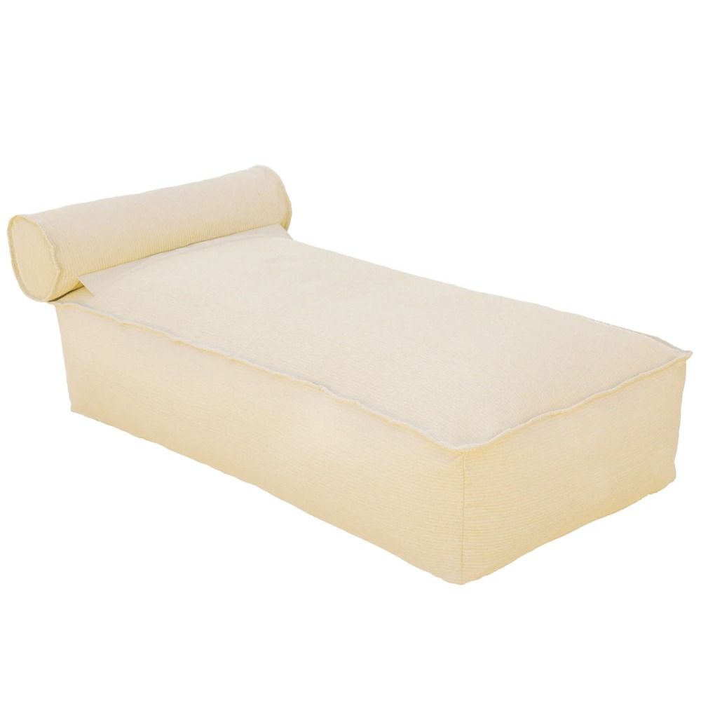 MX Home Floating Sun Lounger With Headrest - Beige