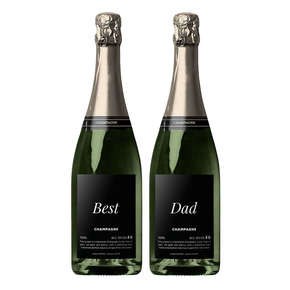 Personalisiertes Champagner-Duo