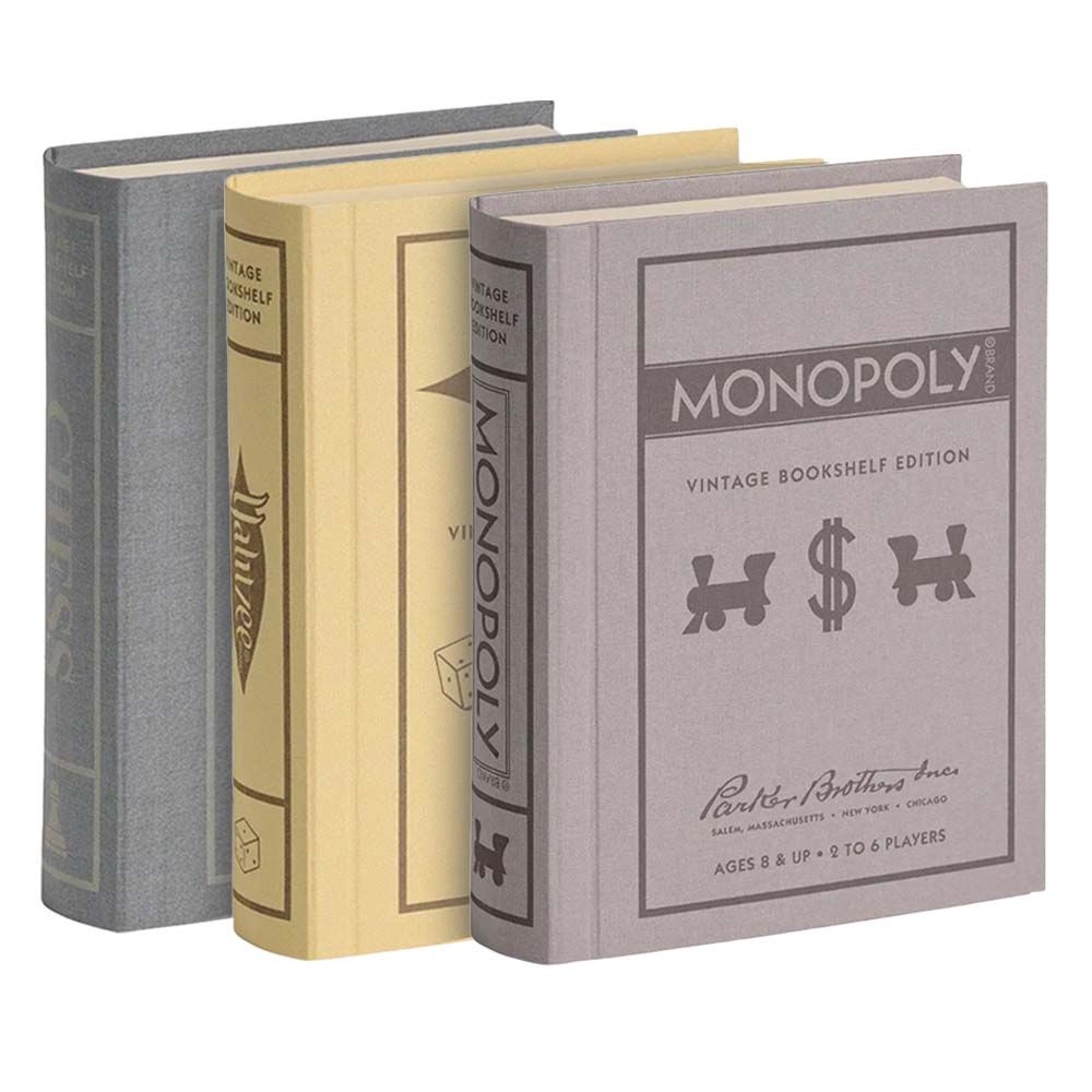 The Vintage Bookshelf Game Trio