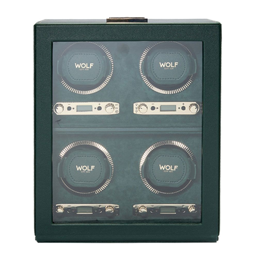 WOLF British Racing Remontoir De Montre 4 Pièces - Vert