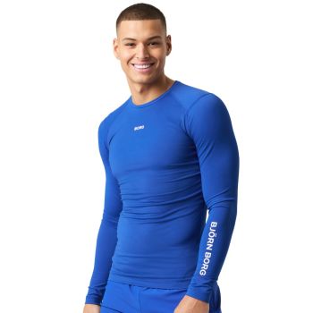 Björn Borg Borg Soft Compression Long Sleeve T-Shirt - Blue
