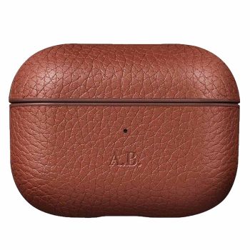Woolnut Leather Case for AirPods Pro 3 - Cognac