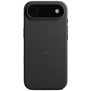 Woolnut Leather Case for iPhone Air - Black
