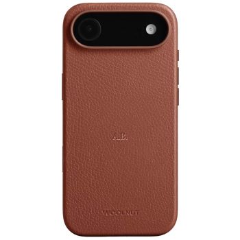 Woolnut Leather Case for iPhone Air - Cognac