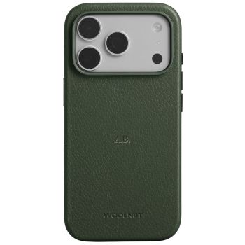 Woolnut Leather Case for iPhone 17 Pro - Green