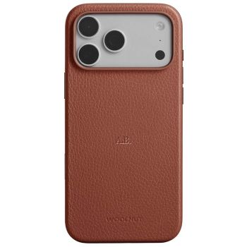 Woolnut Leather Case for iPhone 17 Pro Max - Cognac