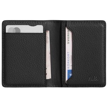 Woolnut Leather Bifold Wallet - Black